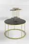 Coffee Table and Zigon Coffee Table Terra Set Gold