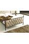 Pedesa Metal Bed Frame 140x190 ARM061 Brown