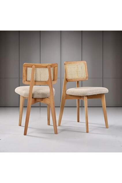 Cesme Oval Table & Clover Wicker Chair Set HDR1214