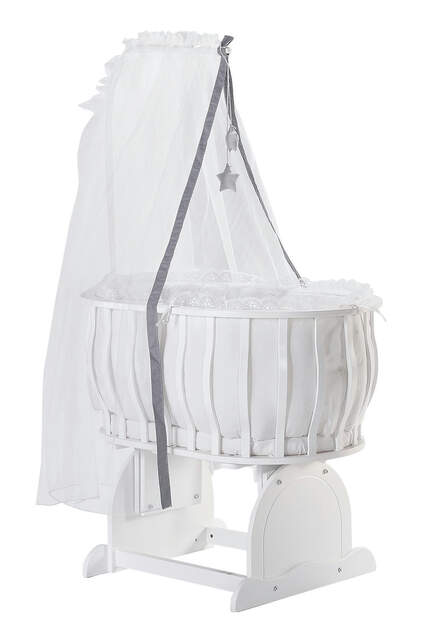 MDF Beyaz Sepet Beşik MDF Beyaz Sepet Beşik