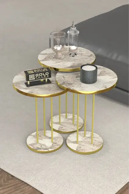 Gold Terra Zigon Coffee Table