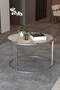 Middle Coffee Table Single Silver Luxury Special