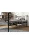 Metis Metal Bed Frame 90x200 ARM165 Black