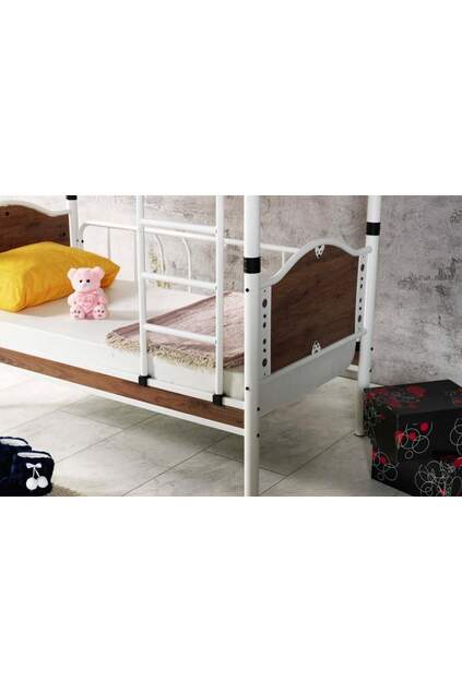 Baby Pearl Bunk Bed 70x130 ARM026 Walnut