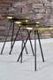 Nesting Table Bendir Metal Leg Double Gold