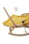 Wooden Baby Carriage Yellow