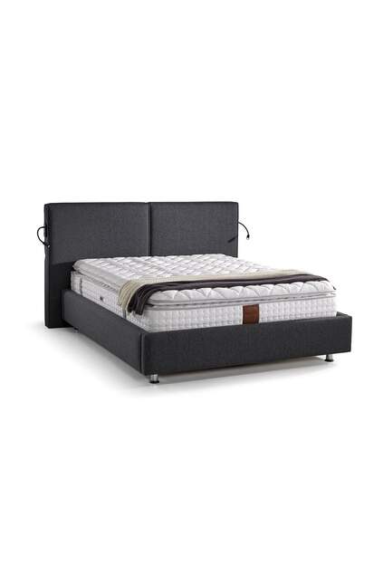 MD Original Suit 160x200 Double Bed, Base, Headboard Set GM102