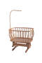 Natural Basket Crib Yellow