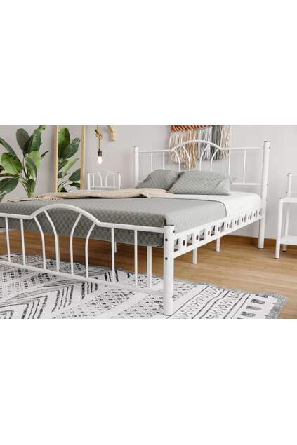 Bella Metal Karyola 150x200 ARM144 Beyaz Bella Metal Karyola 150x200 ARM144 Beyaz