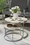 Coffee Table Double Silver Luxury Special