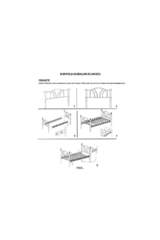 Bella Metal Bed Frame 140x190 ARM142 Burgundy