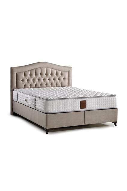 MD Sahra 180x200 Çift Kişilik Yatak, Baza, Başlık Seti GM115