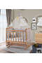 Natural Mother's Side Crib Yellow