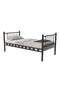 Metis Metal Bed Frame 90x200 ARM165 Black