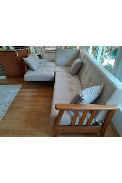 MD Karya Scandinavian Kitchen Corner Sofa MDN130
