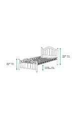 Belinay Metal Bed Frame 90x200 ARM130