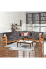 MD Royal Scandinavian Corner Sofa Set MDN104