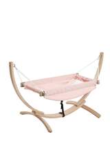 Roll-Up Safety Organic Hammock Crib Pink