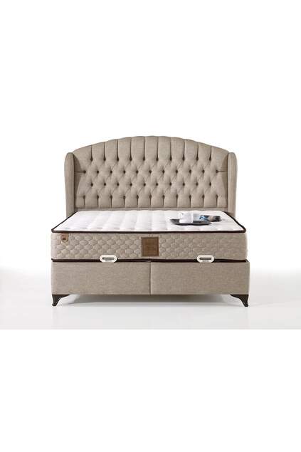 MD Merlin 150x200 Çift Kişilik Yatak, Baza, Başlık Seti GM169 MD Merlin 150x200 Çift Kişilik Yatak, Baza, Başlık Seti GM169