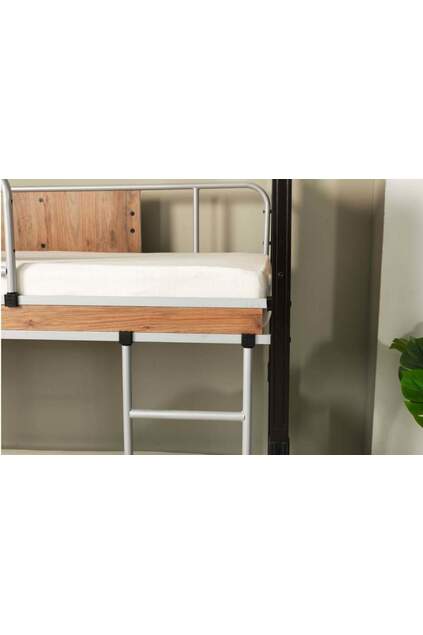 Pearl Bunk Bed 90x200 ARM006 Black + Walnut Pearl Bunk Bed 90x200 ARM006 Black + Walnut