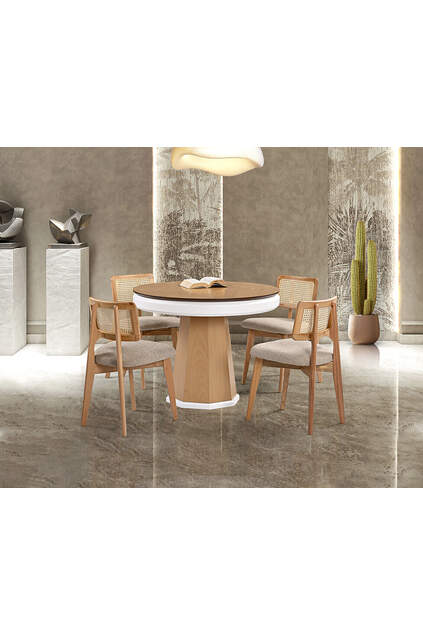 Dream Nature Round Table & Clover Wicker Chair Set HDR1203 Dream Nature Round Table & Clover Wicker Chair Set HDR1203