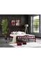 Orkide Metal Bed Frame 160x200 ARM107 Burgundy