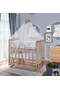 Natural Mother's Side Crib Blue