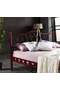 Orkide Metal Bed Frame 160x200 ARM107 Burgundy Orkide Metal Bed Frame 160x200 ARM107 Burgundy