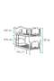 Avangard Letto a Castello 90x190 ARM011 Noce