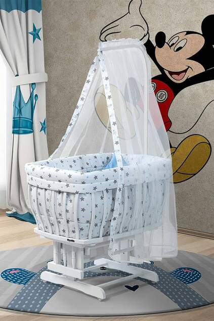 White Star Basket Crib