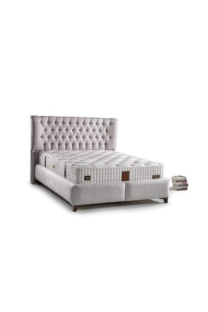 MD Hermes 160x200 Double Bed, Base, Headboard Set GM105
