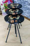 Nesting Table Metal Leg Pattern 2088