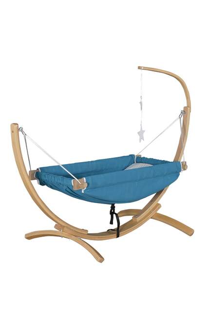 Wooden Blue Hammock Wooden Blue Hammock