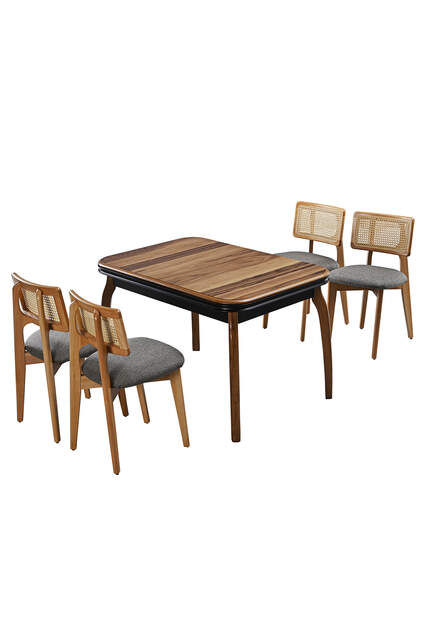 Asia Walnut Table And Chair Set FRL1019 Asia Walnut Table And Chair Set FRL1019