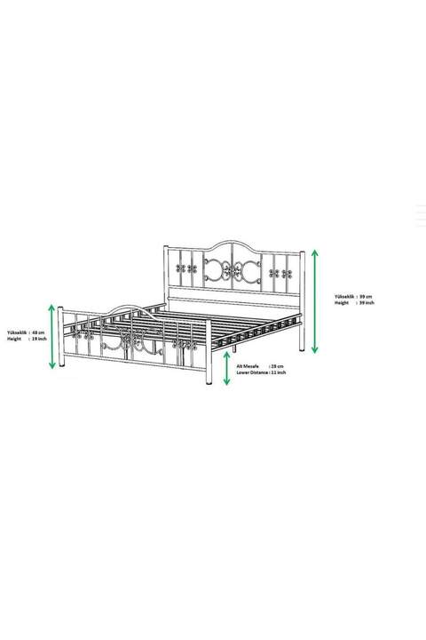 Stella Metal Bed Frame 150x200 ARM170