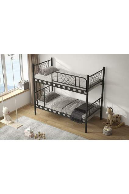 Metis Bunk Bed 90x190 ARM047 Black Metis Bunk Bed 90x190 ARM047 Black