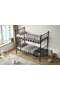 Metis Bunk Bed 90x190 ARM047 Black Metis Bunk Bed 90x190 ARM047 Black