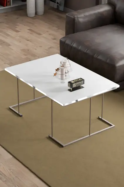 Solo Silver Centre Coffee Table