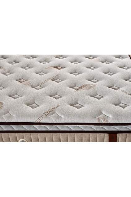 MD Troy 150x200 Double Bed, Base, Headboard Set GM190