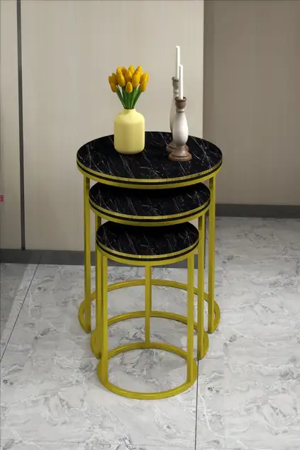 Nesting Table C Lux Double Gold Nesting Table C Lux Double Gold