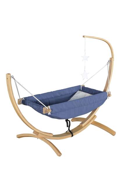 Wooden Blue Hammock Wooden Blue Hammock
