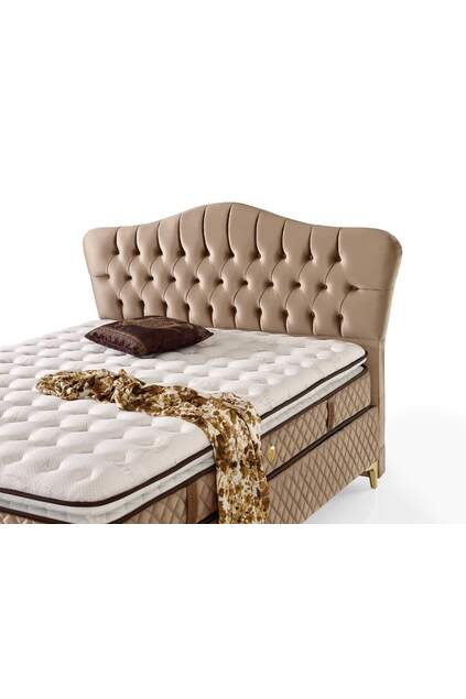 MD Monza 150x200 Double Bed, Base, Headboard Set GM162