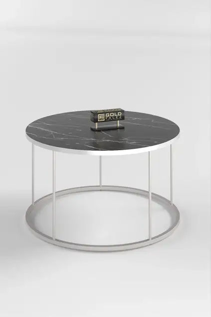 Coffee Table and Zigon Coffee Table Terra Set Silver