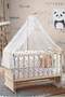 Natural Wooden Mother's Side Crib Bedstead