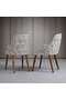 Set Tavolo Elkamet Noce & Sedie Gocciolare HDR1217