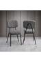Set Tavolo Rotondo Round Marmo Nero & Sedie Vira HDR1283