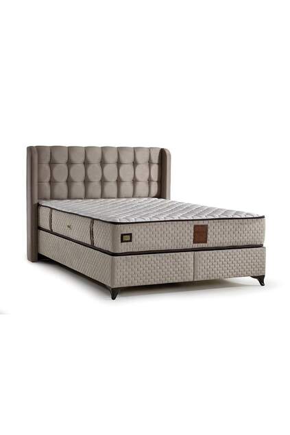 MD Panama 150x200 Double Bed, Base, Headboard Set GM112