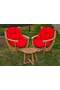 Flover Ahşap Armut Oturma Grubu ROY010
