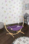 Tip-Up Safety Hammock Crib Purple