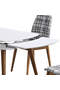 Siena White Table And Chair Set FRL1032